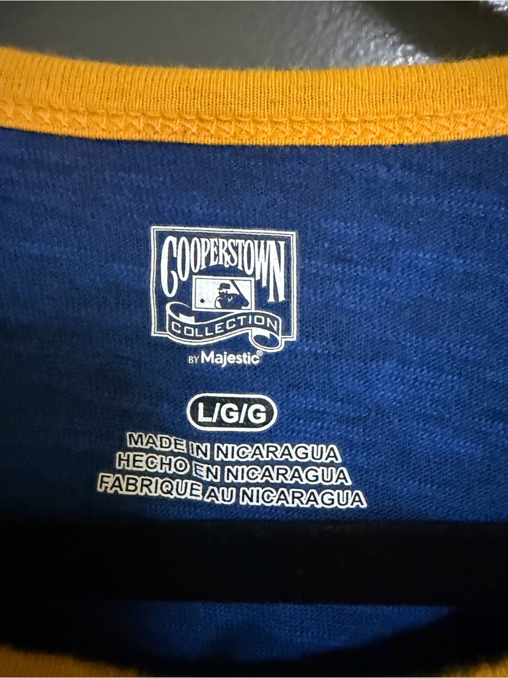 Seattle Mariners Raglan Tee - Blue & Yellow - Picture 3 of 3